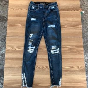 Skinny Ripped Demin Petite